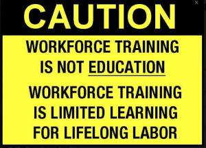 The goal of aligned careeers?? 'Workforce' workers.