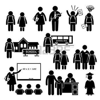 26999416-student-teacher-headmaster-school-children-stick-figure-pictogram-icon-clipart