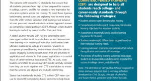 Note how Achieve is using iNACOL's definition to guide your state's CBP.