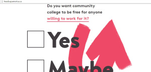 This website gives us only two choices 'yes' and 'maybe'.