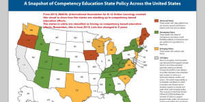 iNACOL, the International Association for K-12 Online Learning created this map in 2013.