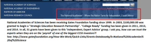 If you can't already guess, Gates Foundation has been footing several NAP activities since 1999.