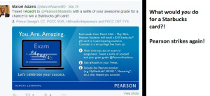 Pearson and Starbucks..'pimping out' education one student at a time.