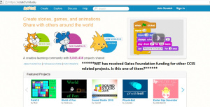 "Scratch" is part of the "Code to Learn" Foundation. 